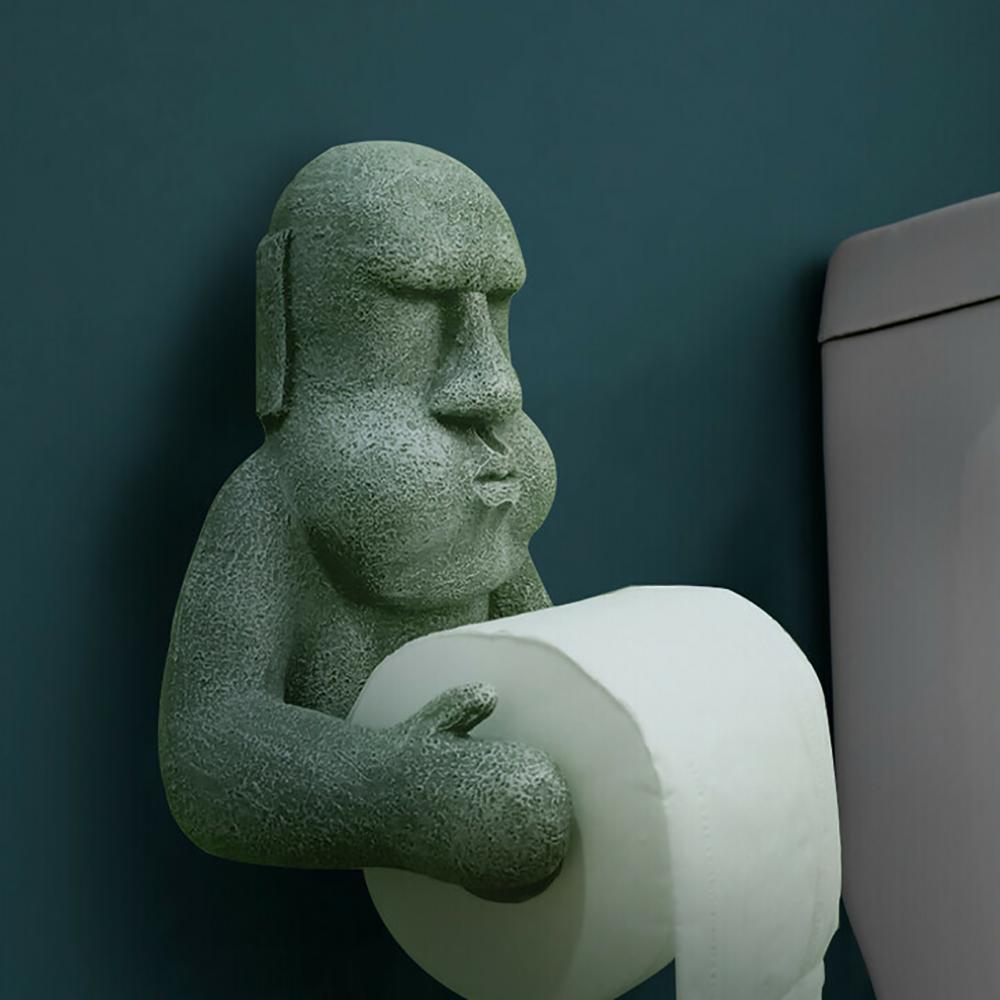 Porte Papier toilette Beauf | MOAI fait caca