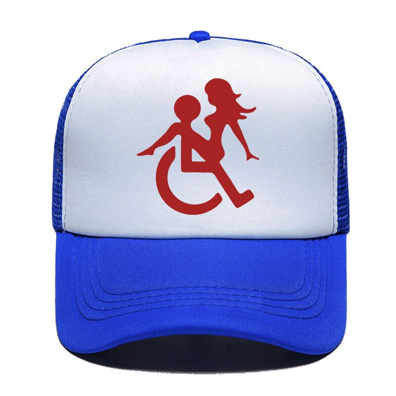 Casquette beauf | Logo handicapé bleu