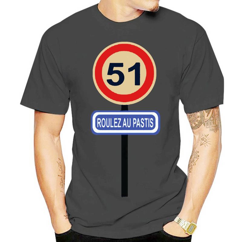 T-Shirt beauf | T-shirt pastis 51 "Roulez au pastis" noir