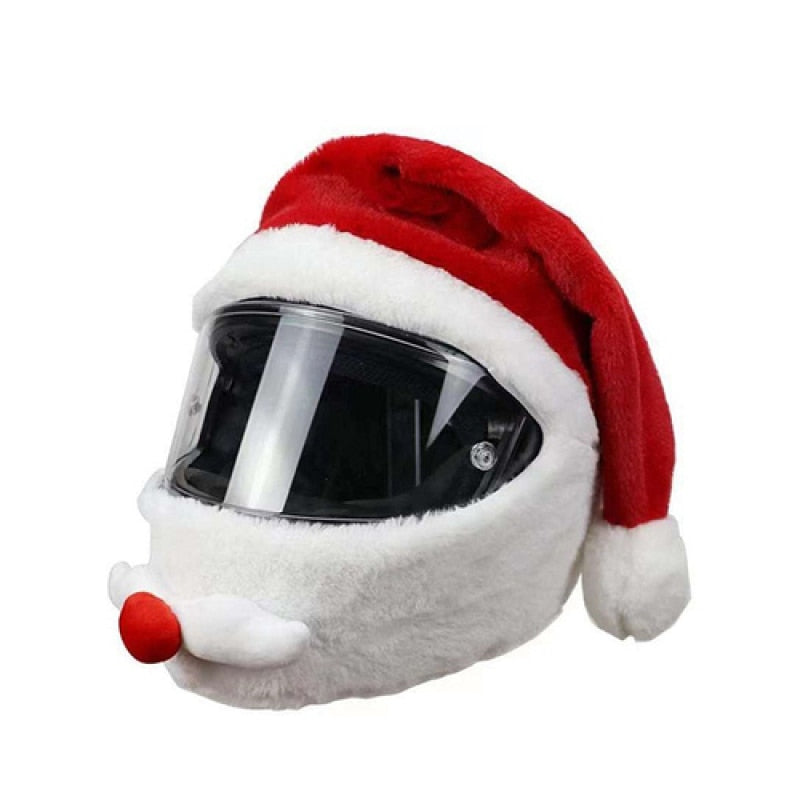 Couvre casque de moto beauf | Père Noël