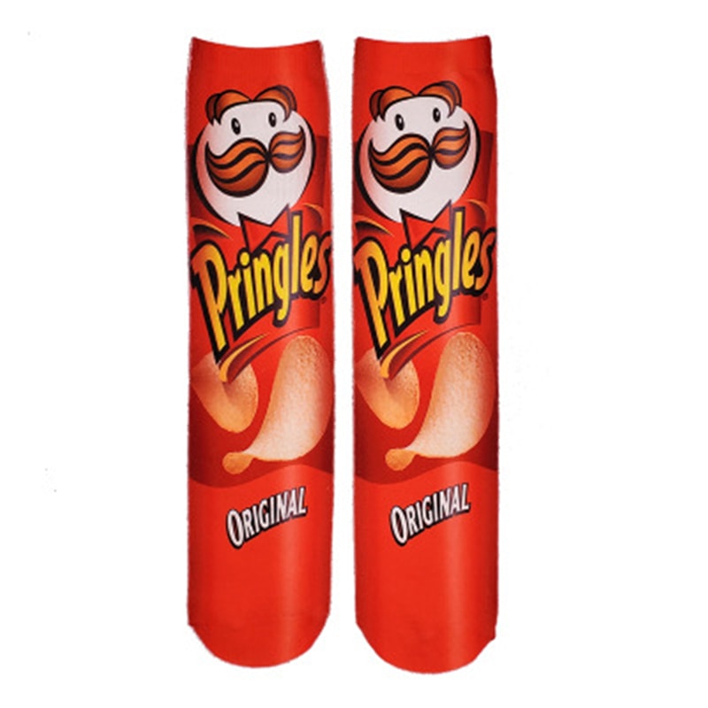 Chaussettes beauf | Chaussettes marque de chips pringles