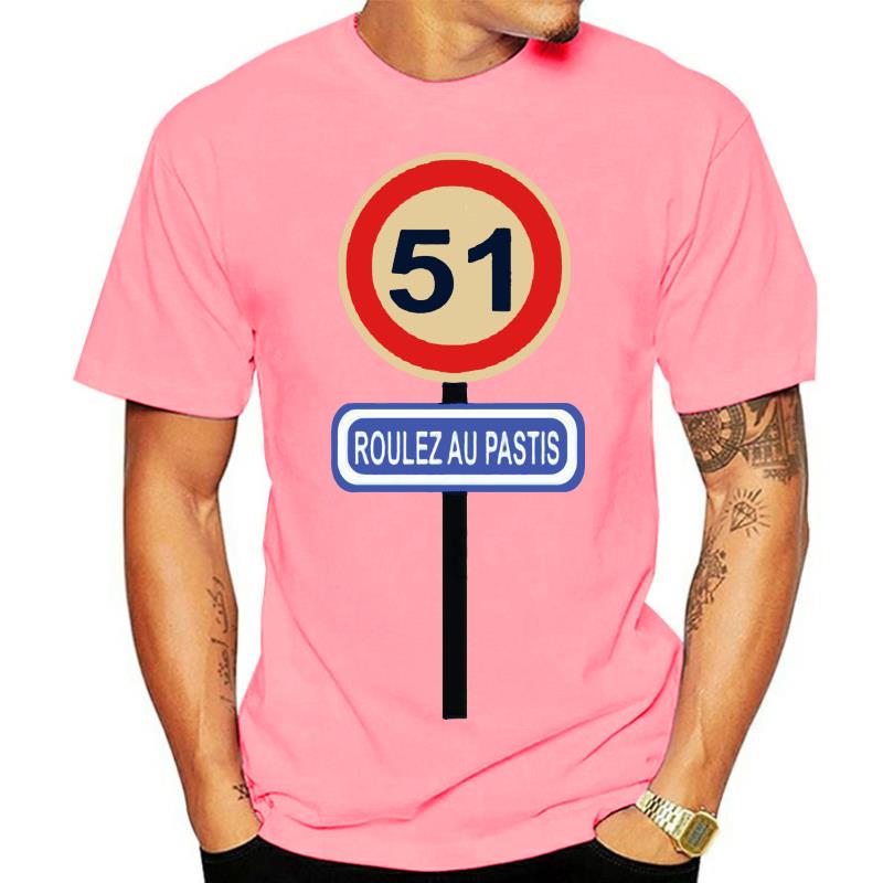 T-Shirt beauf | T-shirt pastis 51 "Roulez au pastis" rose