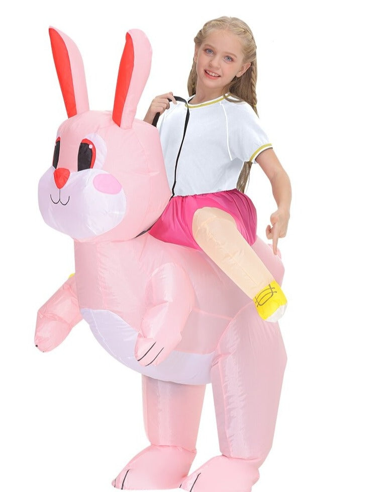 Déguisement mascotte beauf enfant lapin