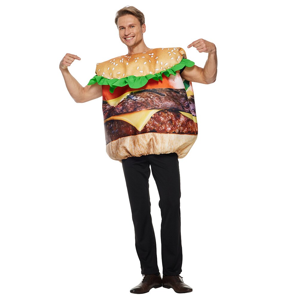 Costume burger humain