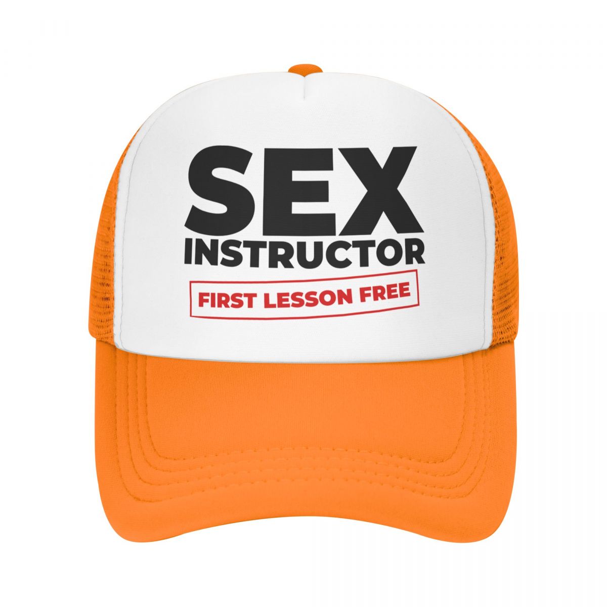 Casquette Sex Instructor orange