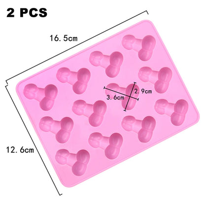 Moule à glaçon en forme de pénis