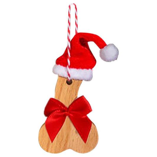 Déco Beauf de Noël | Bite en bois pour Sapin
