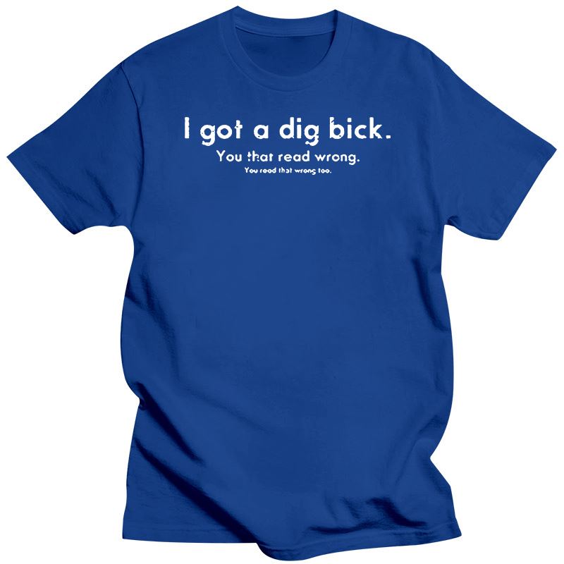 T-Shirt beauf | T-shirt big dick bleu