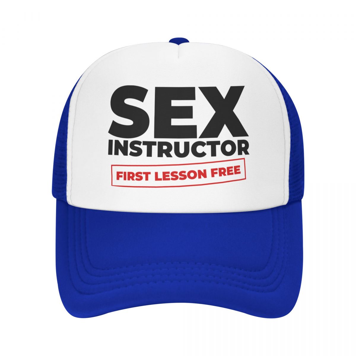 Casquette Sex Instructor bleue