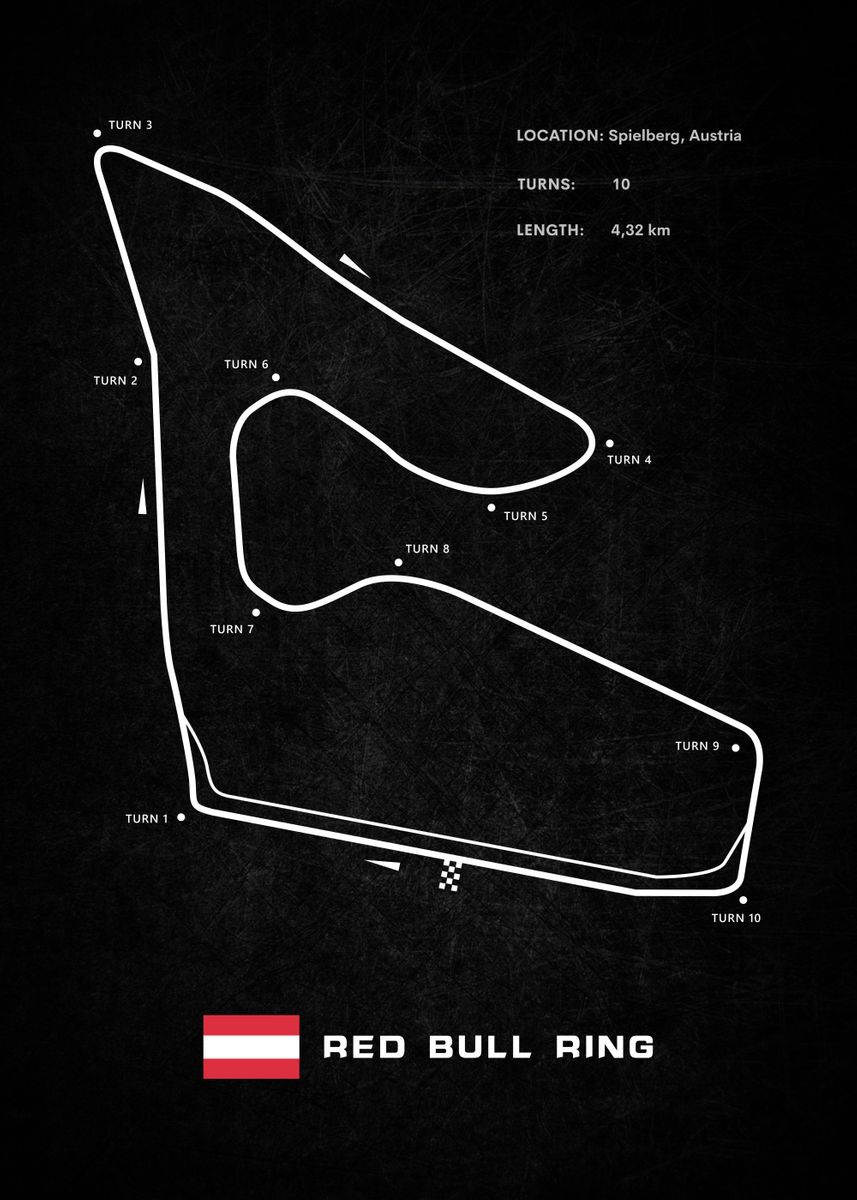 Poster beauf | Poster circuit Formule 1