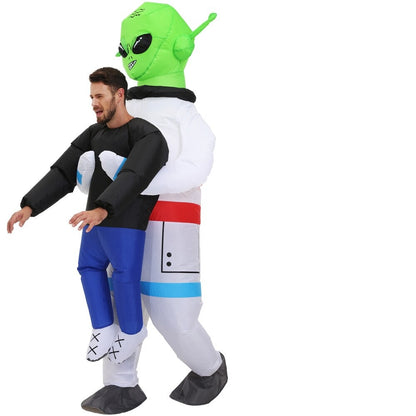 Déguisement mascotte beauf alien