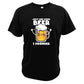 T-Shirt beauf | T-shirt"Juste une dernière bière, promis"