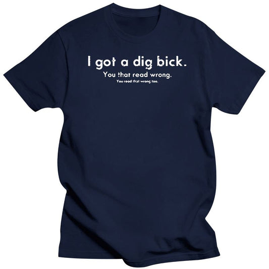 T-Shirt beauf | T-shirt big dick bleu marine
