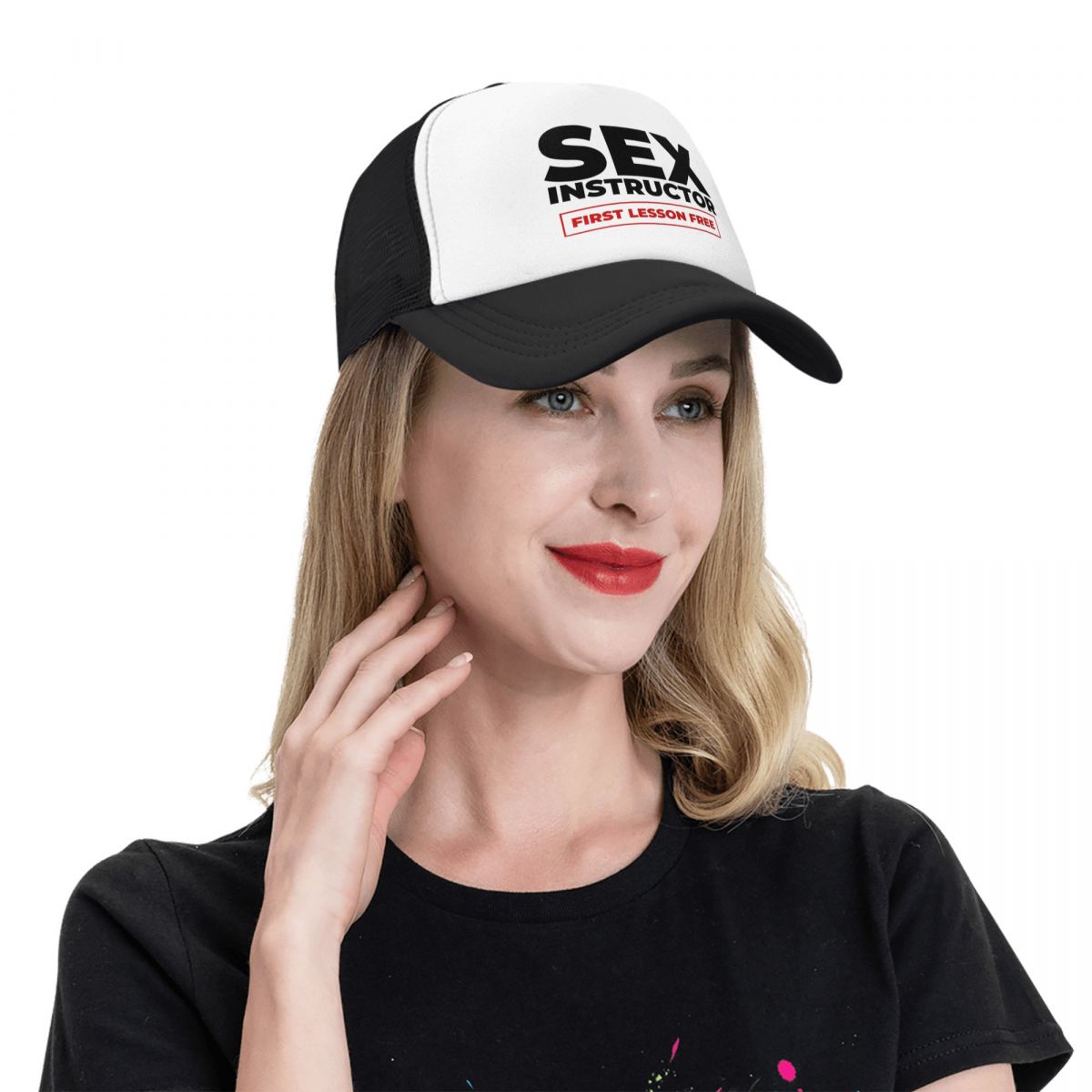 Casquette Sex Instructor noire feme