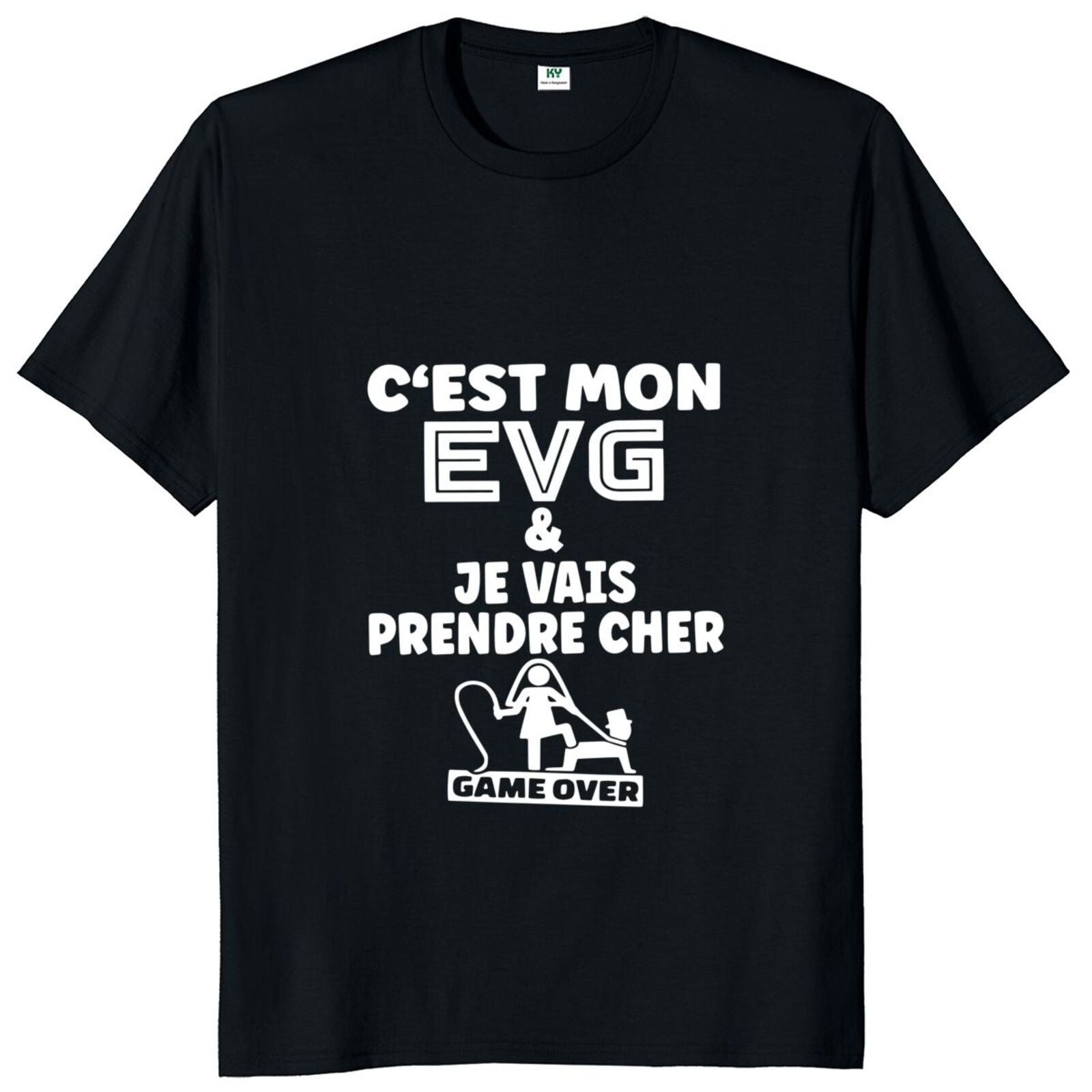 T-Shirt beauf | C'est mon EVG, je vais prendre cher