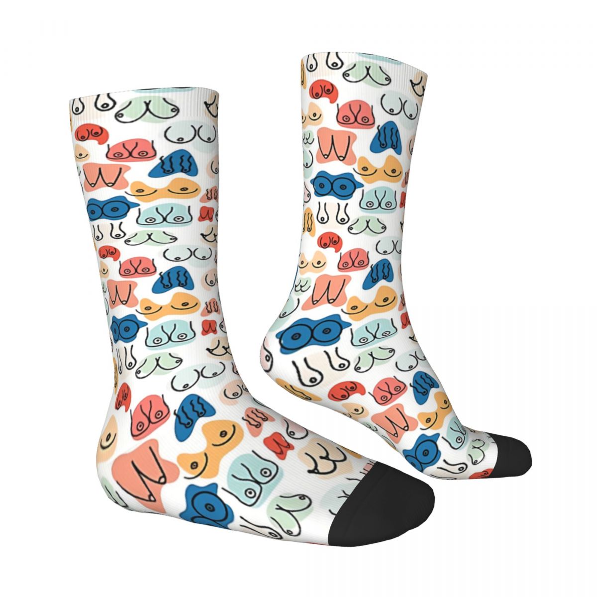 Chaussettes Beauf | Seins nus colorés