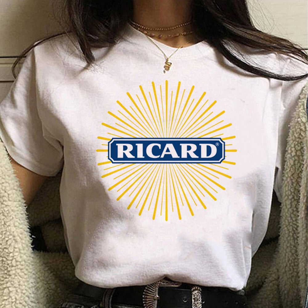 Tshirt blanc Ricard femme