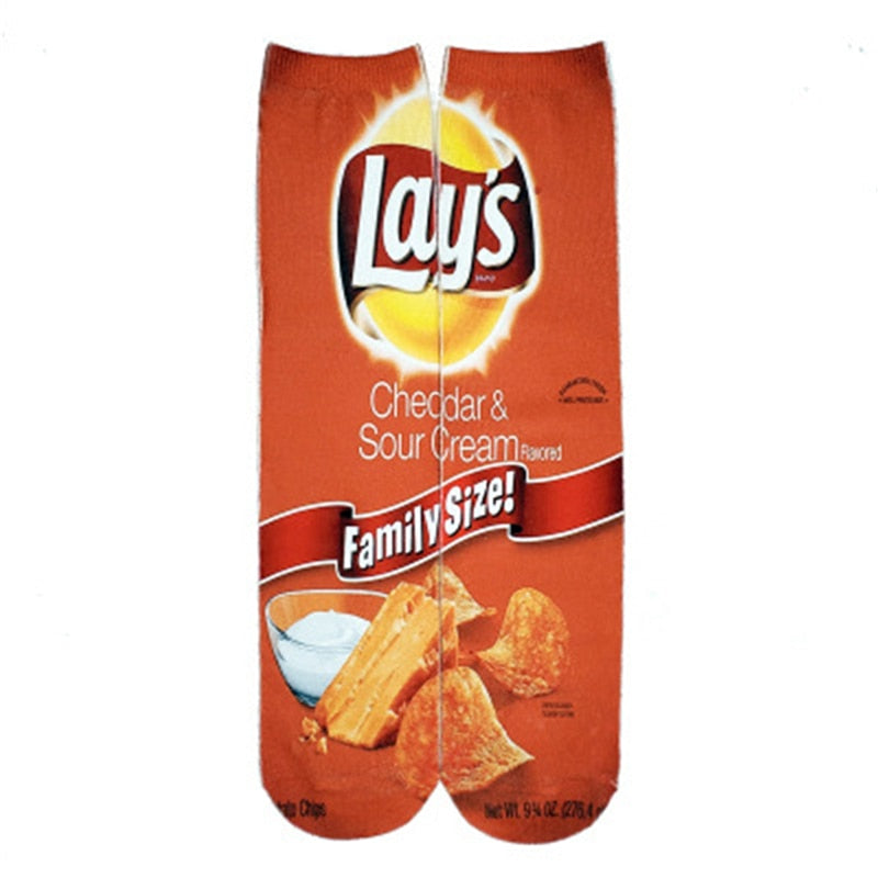 Chaussettes beauf | Chaussettes marque de chips lays