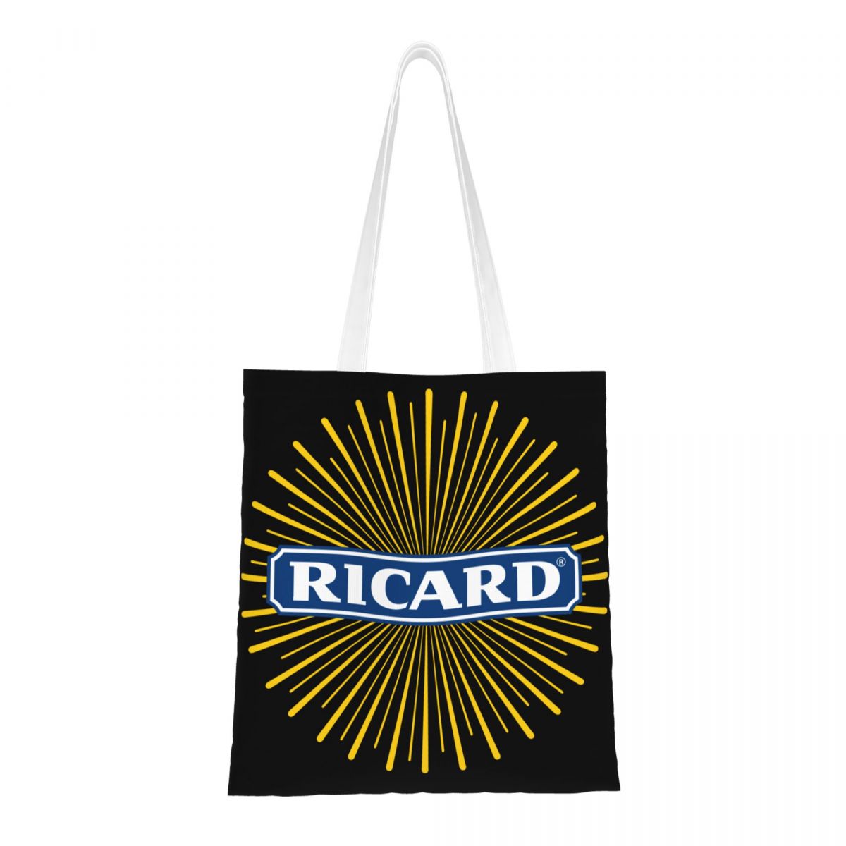 Totebag Ricard retro jaune et noir