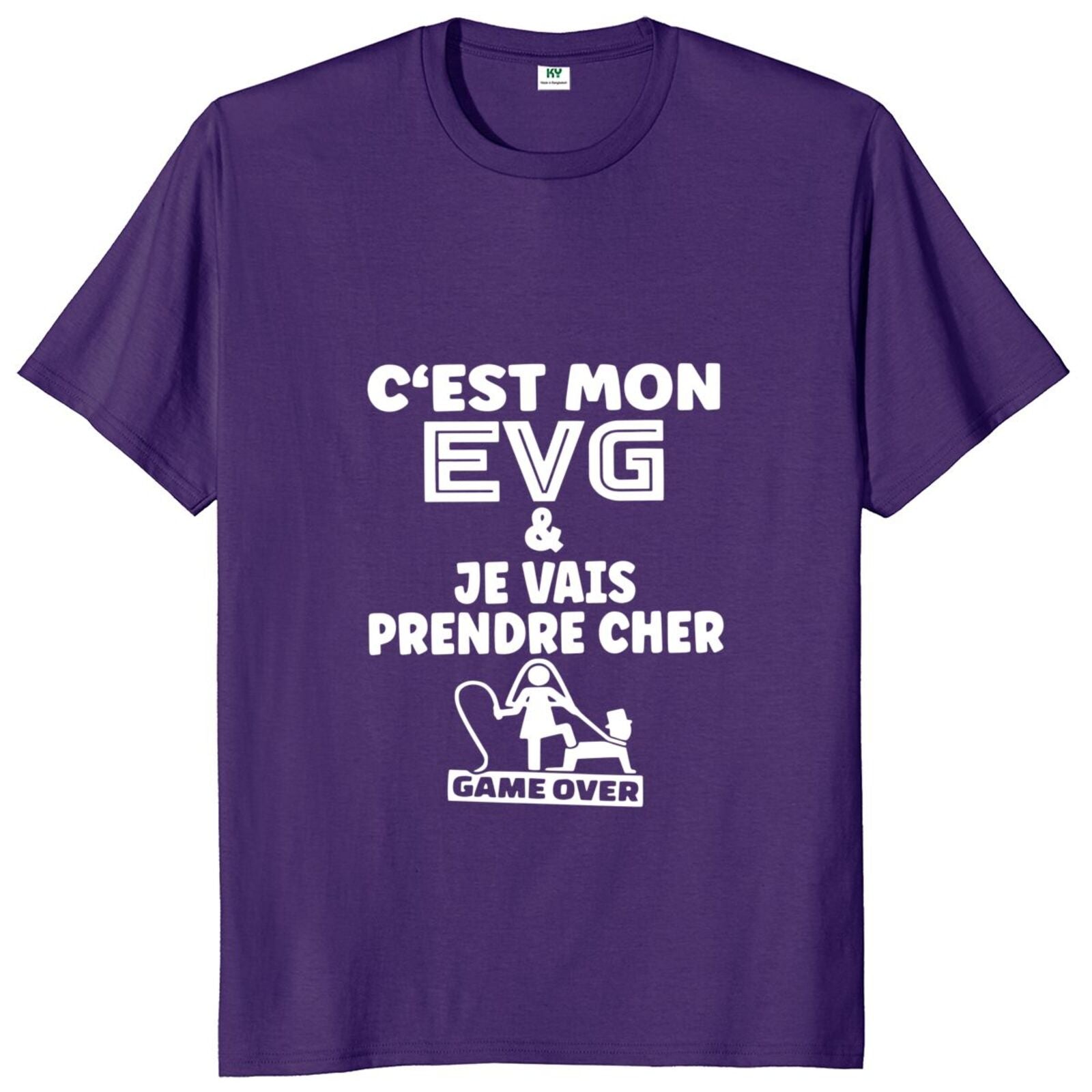 T-Shirt beauf | C'est mon EVG, je vais prendre cher