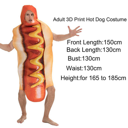 Déguisement mascotte beauf | Hot Dog humain