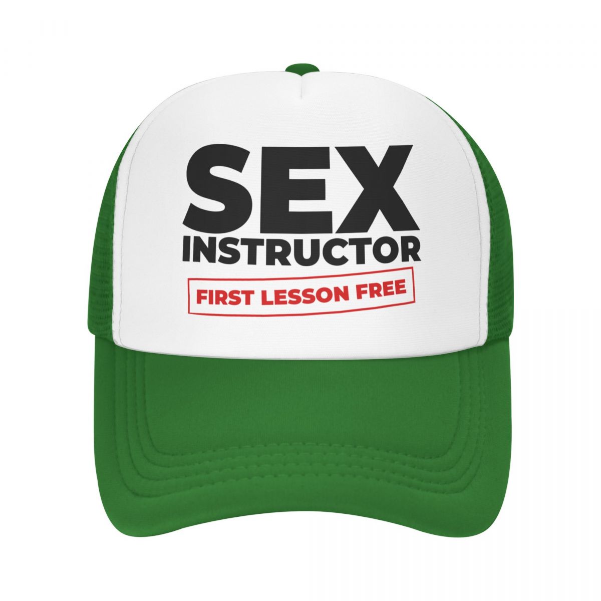 Casquette Sex Instructor verte