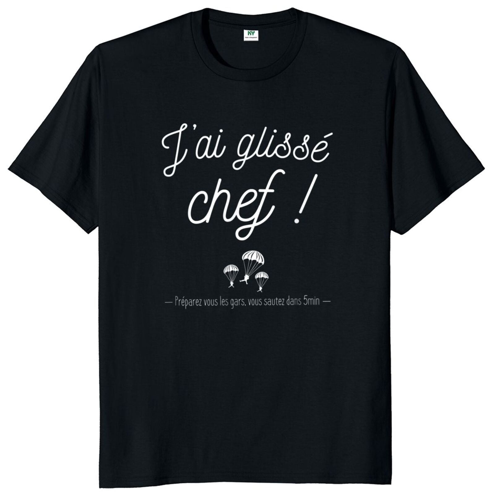 T-Shirt beauf | J'ai Glissé Chef