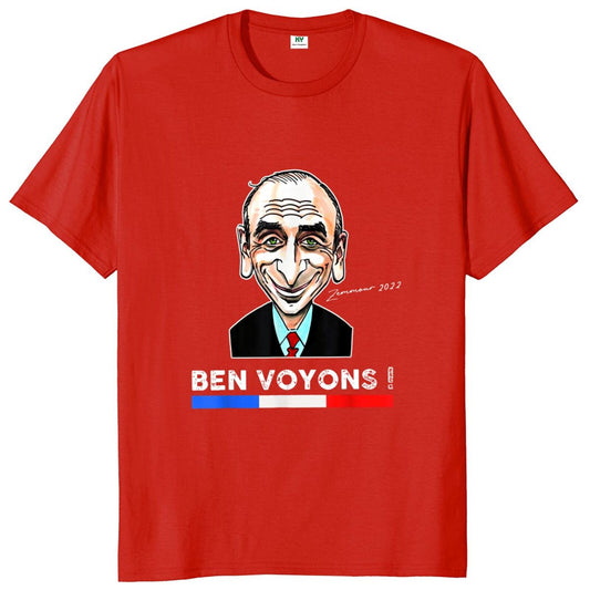 T-Shirt beauf | T-shirt Ben Voyons rouge