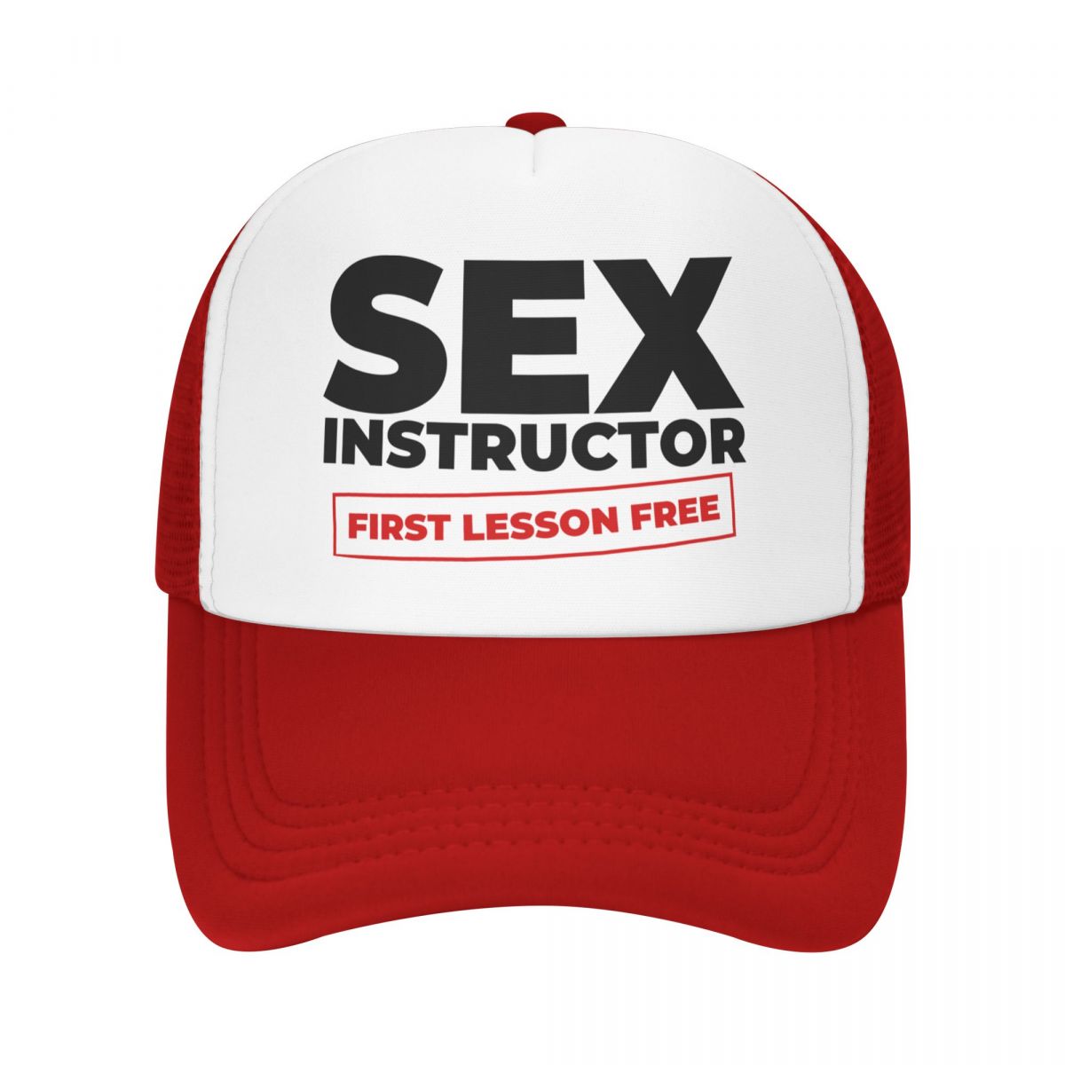 Casquette Sex Instructor rouge