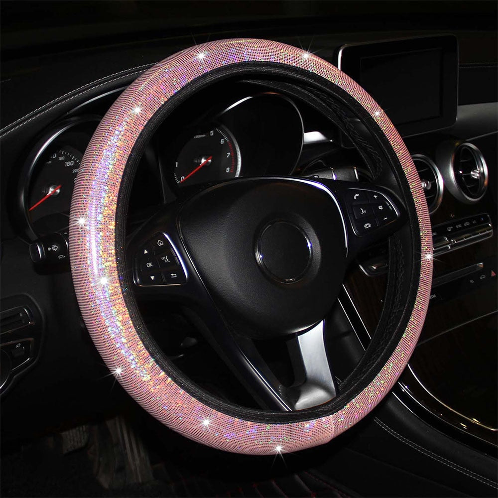 Couvre volant girly pour voiture