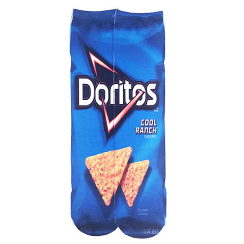 Chaussettes beauf | Chaussettes marque de chips doritos