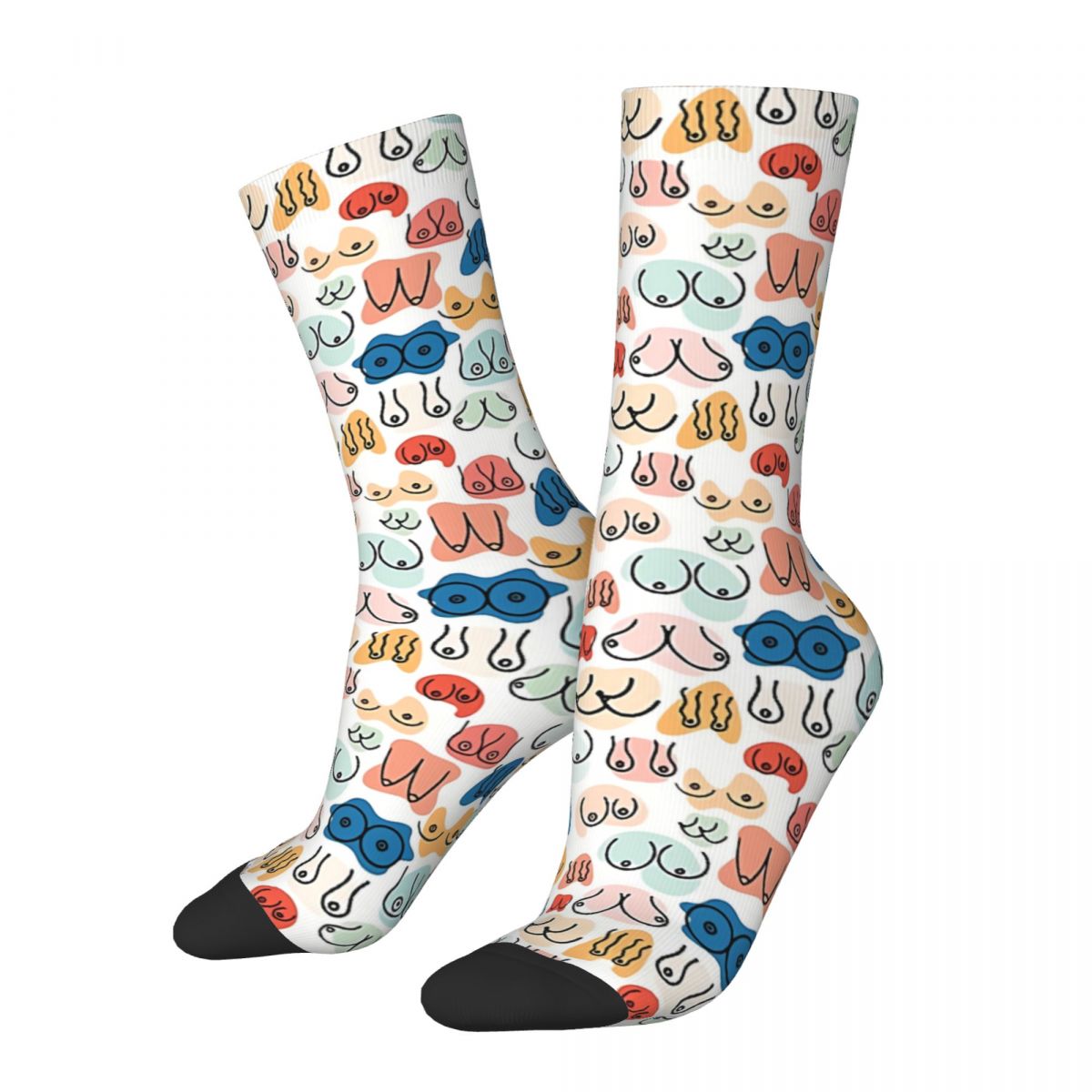 Chaussettes Beauf | Seins nus colorés