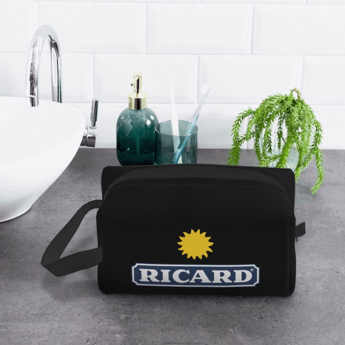 Sacoche Ricard | Pochette cosmétique noir