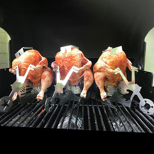 accessoire poulet sur un barbecue
