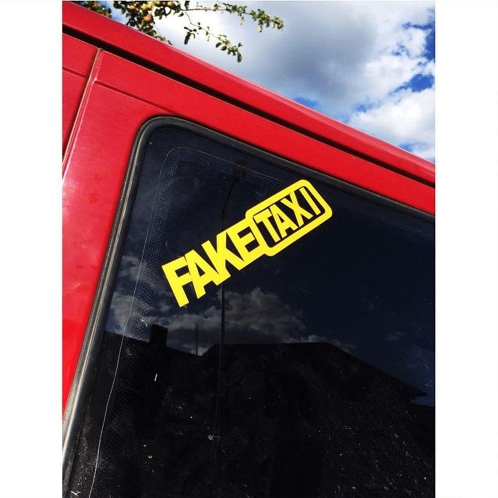 Accessoire voiture | Fake Taxi sticker - JustBeBeauf