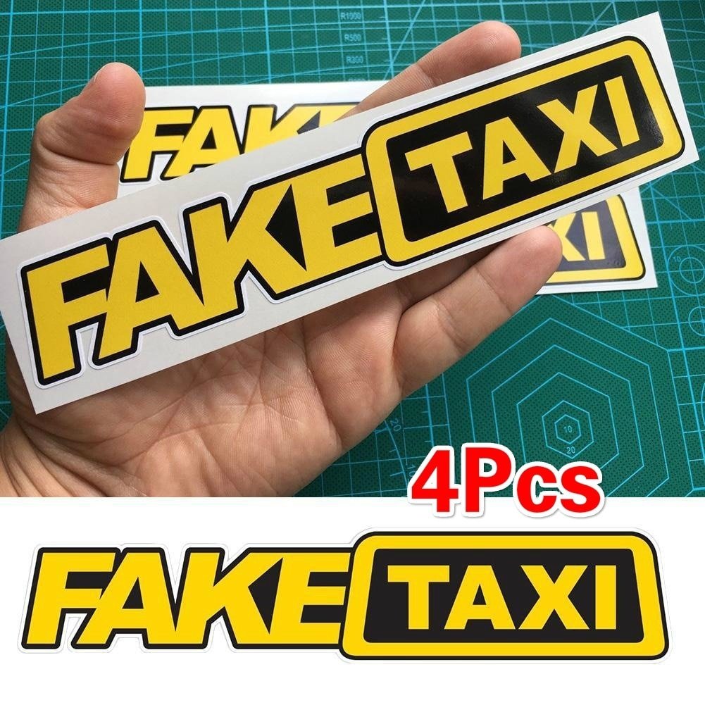 Accessoire voiture | Fake Taxi sticker - JustBeBeauf