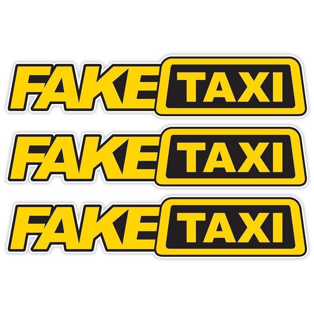 Accessoire voiture | Fake Taxi sticker - JustBeBeauf