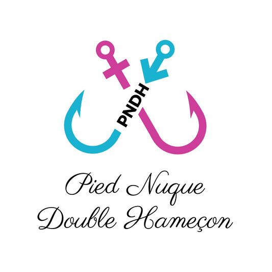Logo PNDH Pied Nuque Double Hameçon