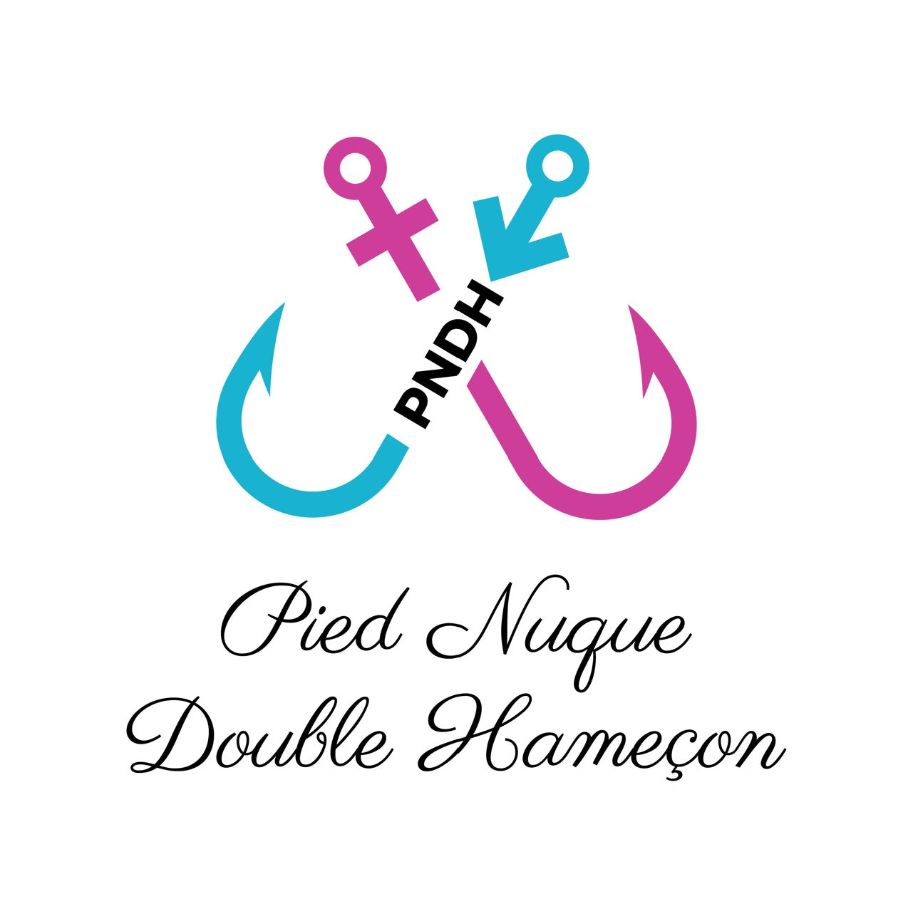 Logo PNDH Pied Nuque Double Hameçon